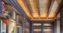 Home Library You can hear the small plastic container dropping on the tile, the sharp echoing through the space. It adds