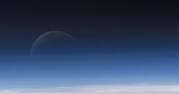 Serene view of Earth's atmosphere showcasing clouds against a dark sky, highlighting the beauty of our planet's layers.