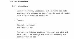 Directive Library