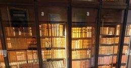 Elegant bookcase filled with antique books in a UK library, showcasing the beauty of literature and knowledge.