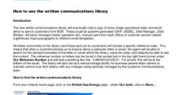Communications Library