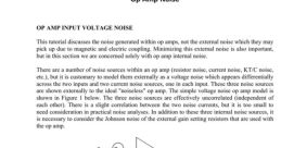 Amp noise Library