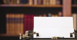 Antique typewriter Library