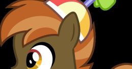 Brown pony character with a playful propeller hat, embodying spirit and fun in the Button Mash universe.