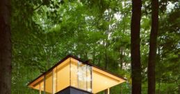 Quiet Forest Library The quiet forest library is a place of serenity and peace, where the only that can be heard are