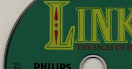 CD for "Link: The Faces of Evil," produced by Philips Interactive Media, showcasing Nintendo’s partnership.