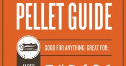 Hardwood pellet guide showcasing types like Alder, Apple, Cherry, Hickory, and Maple with uses for food and smoking.