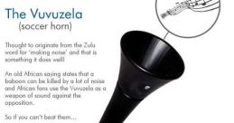 Vuvuzela Library Imagine walking into the Vuvuzela S Library, surrounded by the distinct of the vuvuzela. The library is