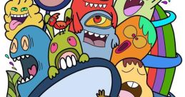Cartoon monster Library