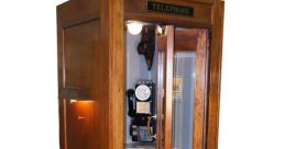 Vintage phone Library