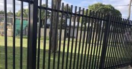 Metal fence Library