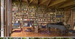 Forest Edge Library The Forest Edge S Library is a place of tranquility and connection to nature, perfectly reflected in the