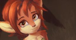 Elora from Spyro the Dragon, featuring her signature leaf outfit and playful expression in a colorful forest setting.