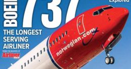 Boeing 737 MAX on magazine cover, highlighting 50+ years of 737 variants, engines, avionics, and aerodynamics insights.