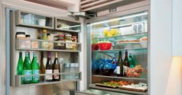 Restaurant kitchen with fridges Library