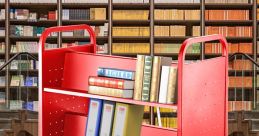 Plastic cart Library