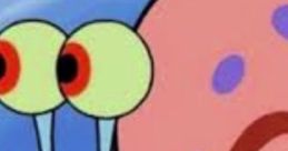 Gary the Snail with big eyes and a pink shell, known for his adorable Sleepytime voice in SpongeBob SquarePants.
