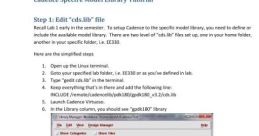 Cadence Library