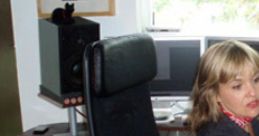 Phillipa Alexander at her music studio, featuring equipment for Gummibär's creative production and sound mixing.