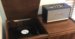 Vintage turntable Library