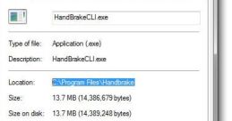 Handbrake Library