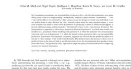 Production Effect Library