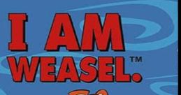 I Am Weasel poster featuring the character I.M. Weasel with a confident smile and colorful background.