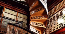 Public staircase Library