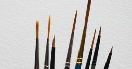 Paint brush Library Listeners are transported to an artist's studio as the 064 Paint Brush 4 Inch Painting On Wall fills
