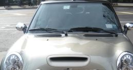 Mini cooper sidewalk Library