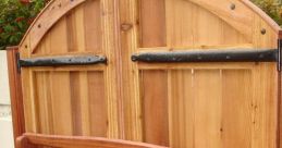 Wooden gate Library