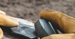 Being sharpened with a rock Library