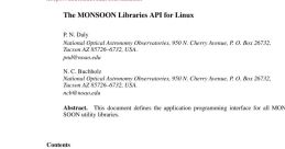 Monsoon Library