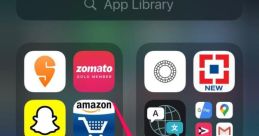 App menu Library
