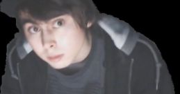 Calvin Lee Vail, known as LeafyIsHere, looking surprised in a dark hoodie and cap, captured in a candid moment.