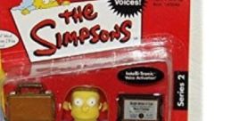 Action figure of Lionel Hutz from The Simpsons, featuring Phil Hartman's iconic character in playful packaging.