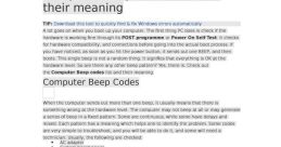 Computer beep Library