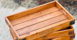 Wooden tray Library