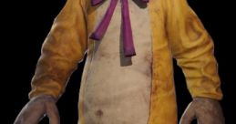 Lucky the Rabbit from Dark Deception, featuring a grimy yellow suit and a playful, eerie expression.