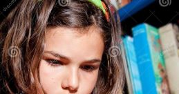 Young girl Library