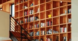 Stairs floor Library