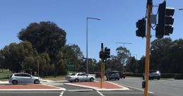 Pedestrian crossing Library