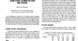 Comb filter Library