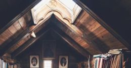 Falling wood Library