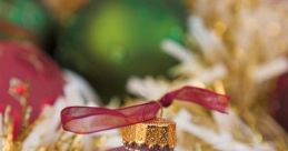 Seasonal Tinsel Baubles Library