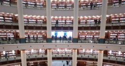 Crowded Library