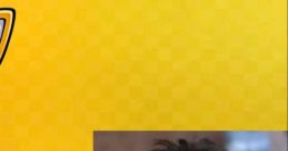 Young boy poses with a thoughtful expression, surrounded by Tails (Sonic Heroes) graphics and a bright yellow backdrop.