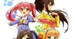 Colorful characters from Hentai Ouji to Warawanai Neko in cute outfits, showcasing playful anime style for PSP.