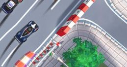 Racing cars speed through a vibrant track in Gotcha Racing 2nd, showcasing dynamic gameplay and colorful visuals.