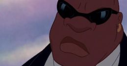 Cobra Bubbles from Lilo & Stitch in a suit and sunglasses, exuding authority and confidence.